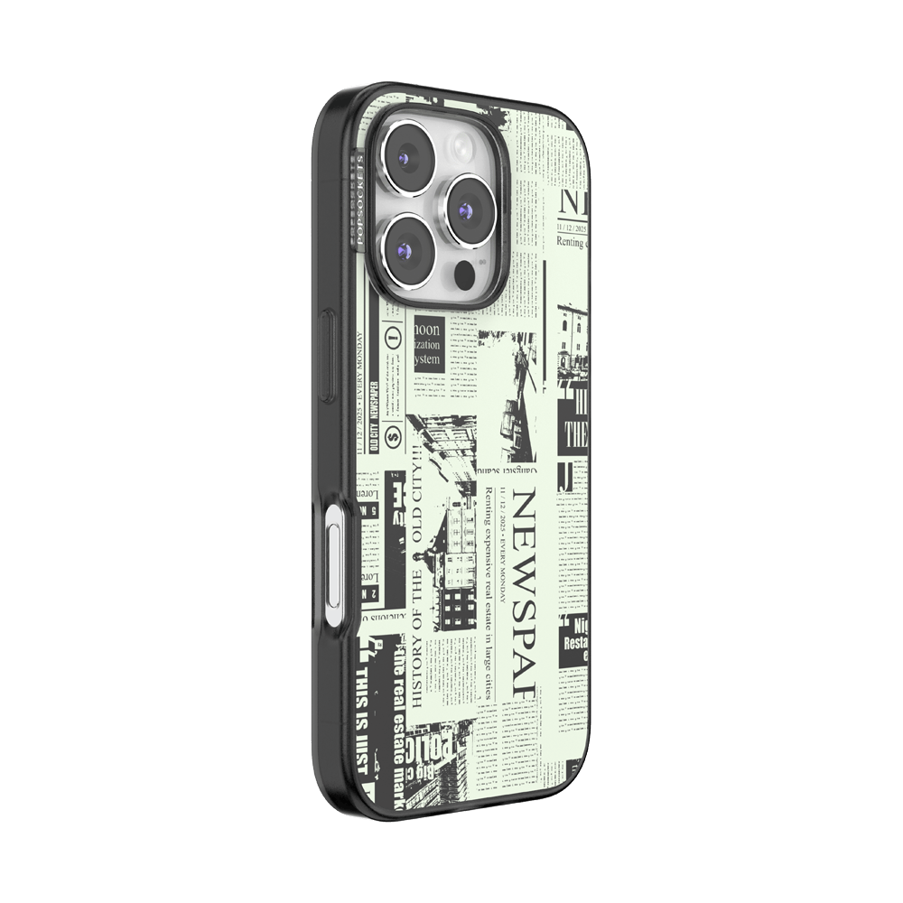 Hot off the Press Black — iPhone 16 Pro MagSafe Case - US 11183