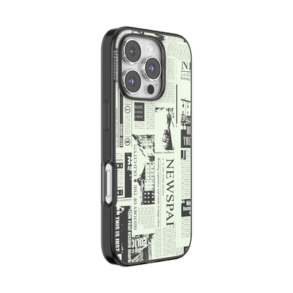Hot off the Press Black — iPhone 16 Pro MagSafe Case - US 11183