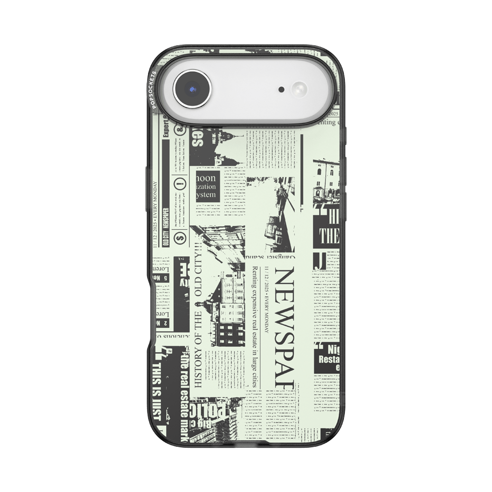 Hot off the Press Black — iPhone Air MagSafe Case - US 31791