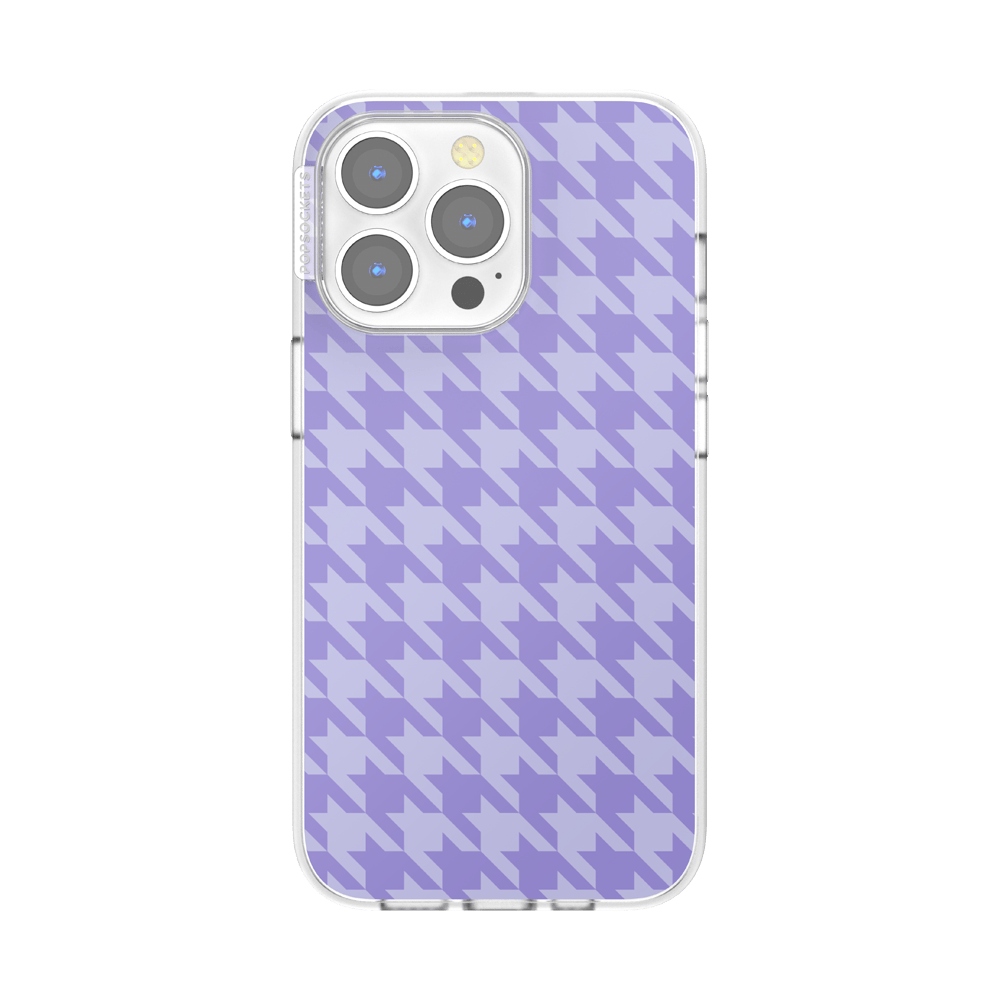 Lilac Houndstooth — iPhone 13 Pro MagSafe Case - US 36809
