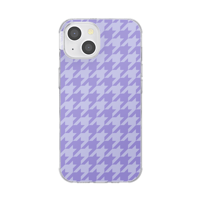 Lilac Houndstooth — iPhone 13 MagSafe Case - US 47737