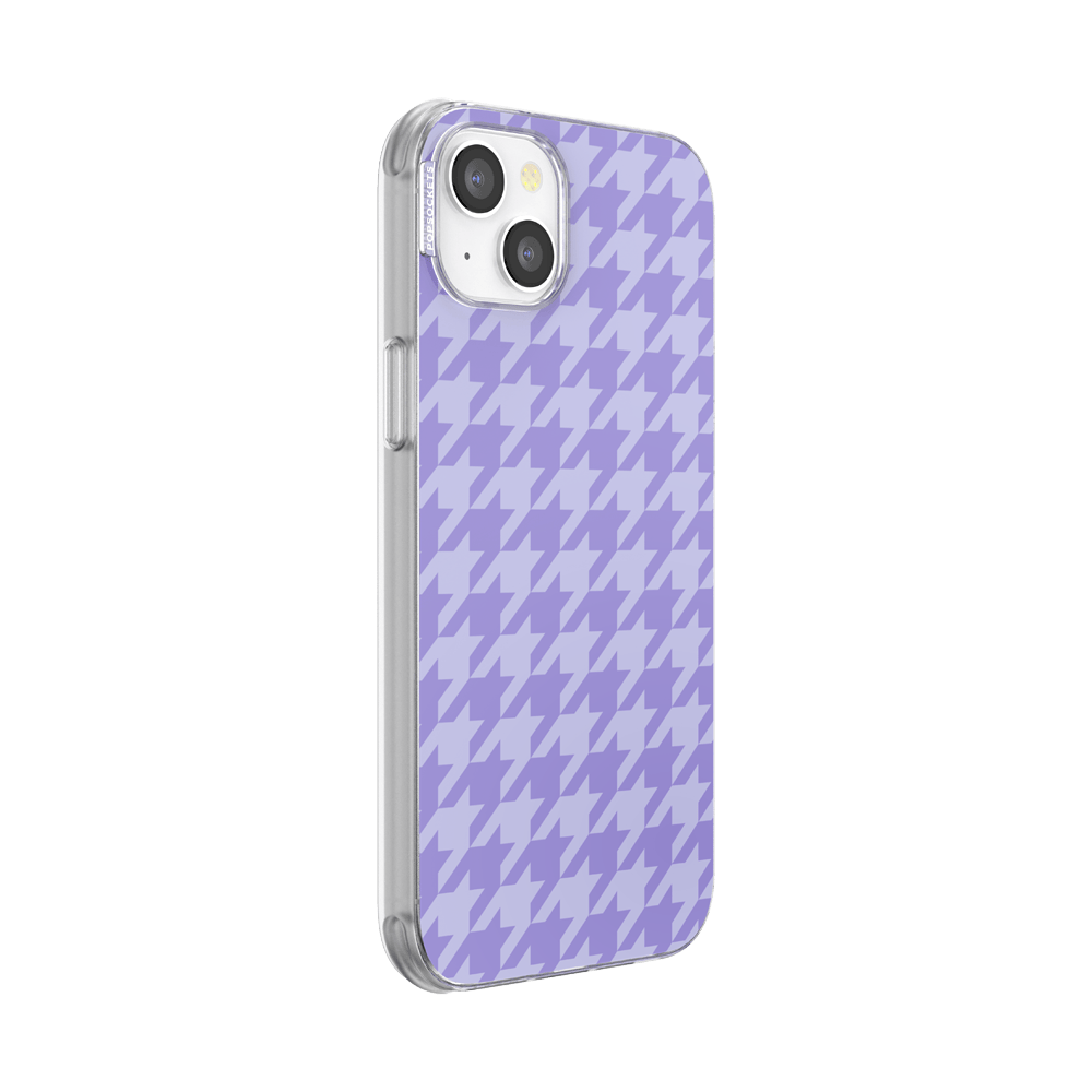 Lilac Houndstooth — iPhone 14 Plus MagSafe Case - US 80500