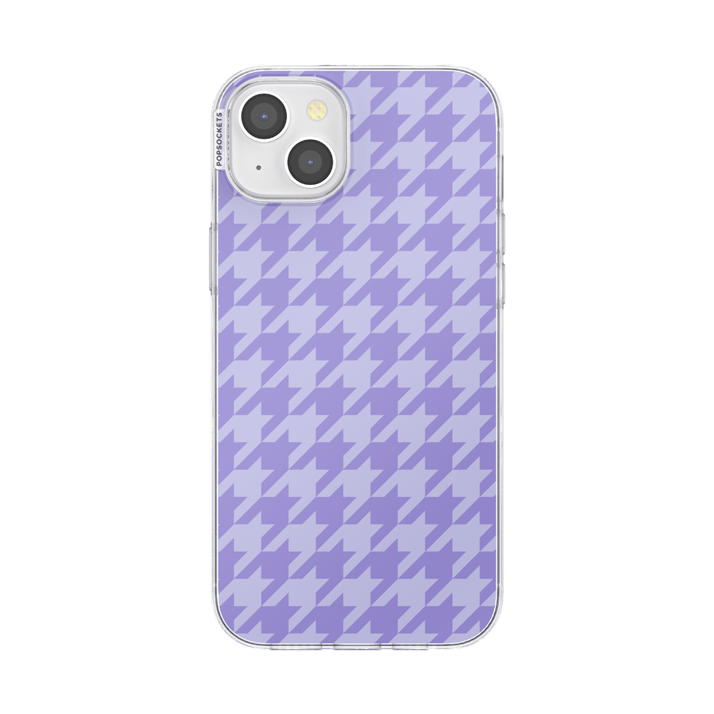 Lilac Houndstooth — iPhone 15 Plus MagSafe Case - US 04829