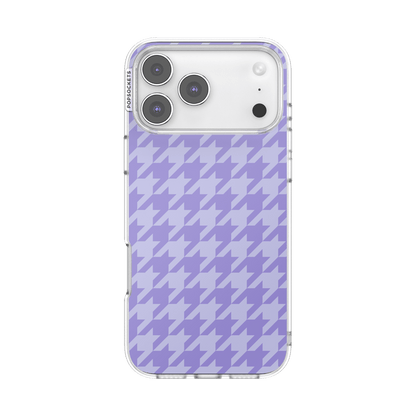 Lilac Houndstooth — iPhone 17 Pro Max MagSafe Case - US 14352