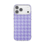 Lilac Houndstooth — iPhone 17 Pro Max MagSafe Case - US 95158