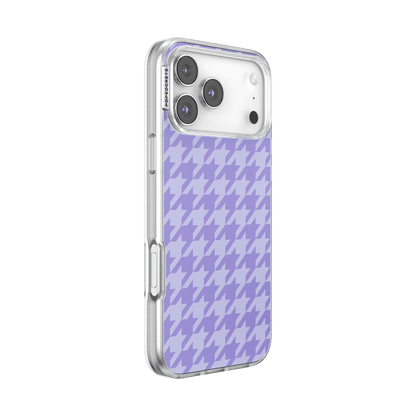 Lilac Houndstooth — iPhone 17 Pro Max MagSafe Case - US 53770