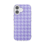 Lilac Houndstooth — iPhone 17 MagSafe Case - US 89715