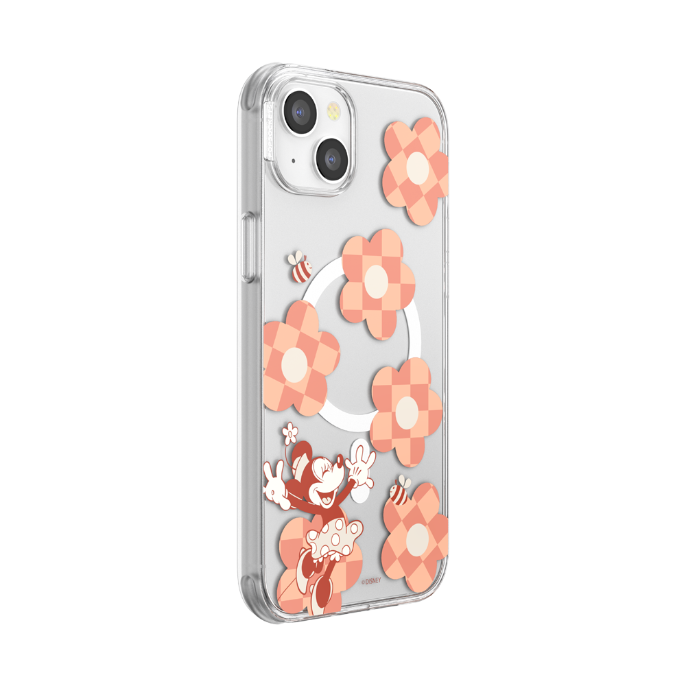 Minnie Checkered Flower  — iPhone 14 Plus MagSafe Case - US 57339
