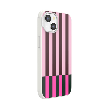 Pop of Pink Stripe — iPhone 13 MagSafe Case - US 66181