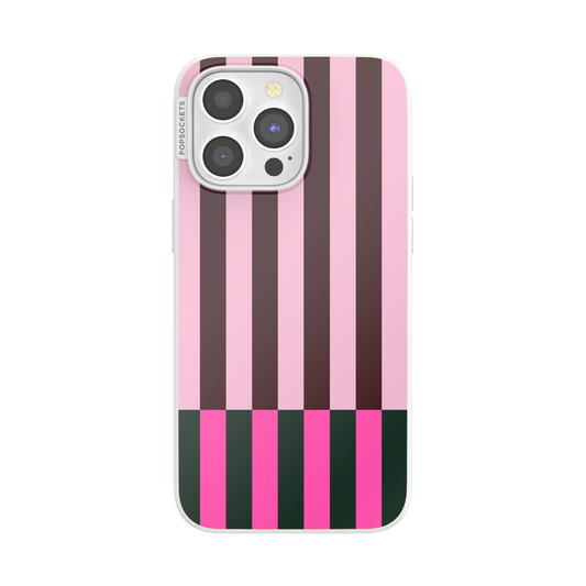 Pop of Pink Stripe — iPhone 15 Pro Max MagSafe Case - US 91992
