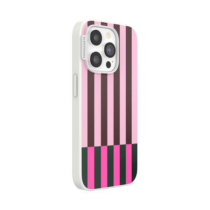 Pop of Pink Stripe — iPhone 15 Pro MagSafe Case - US 52477