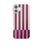 Pop of Pink Stripe — iPhone 16 Plus MagSafe Case - US 46678