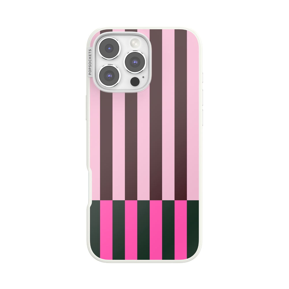 Pop of Pink Stripe — iPhone 16 Pro Max MagSafe Case - US 45116