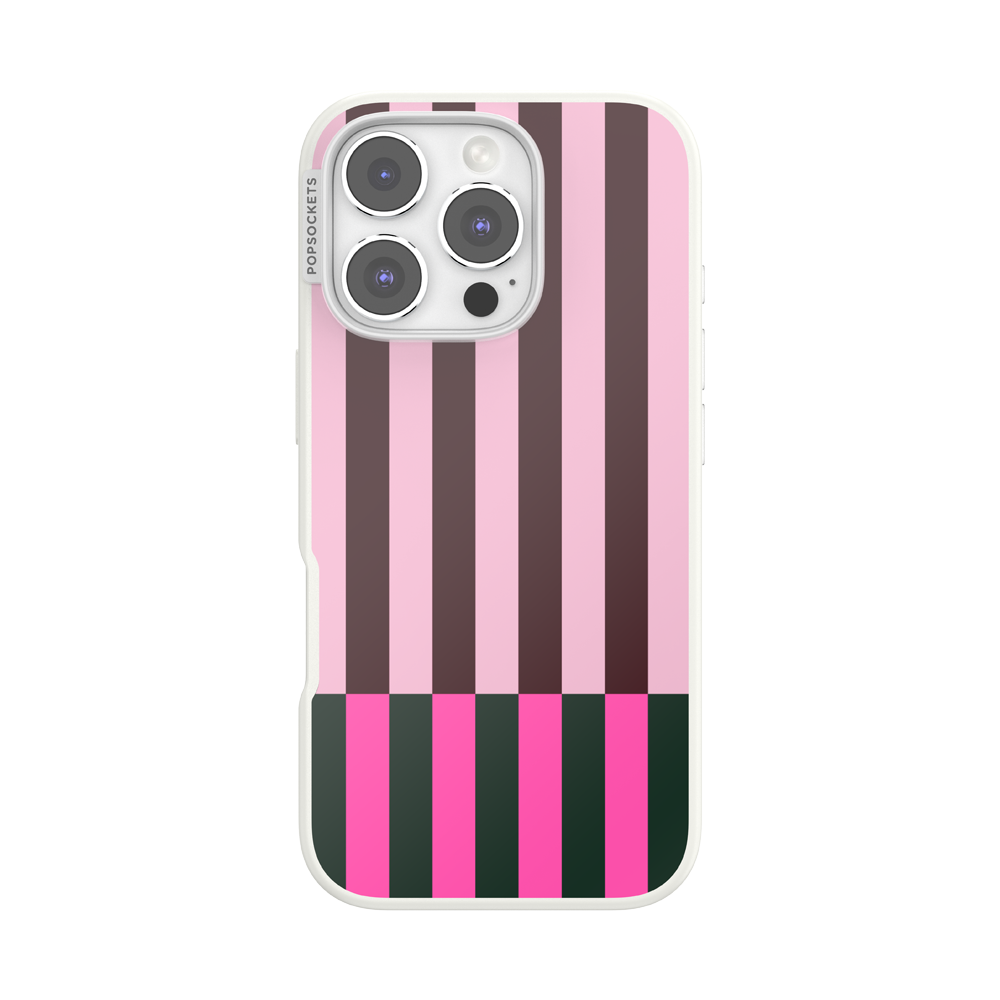 Pop of Pink Stripe — iPhone 16 Pro MagSafe Case - US 85021