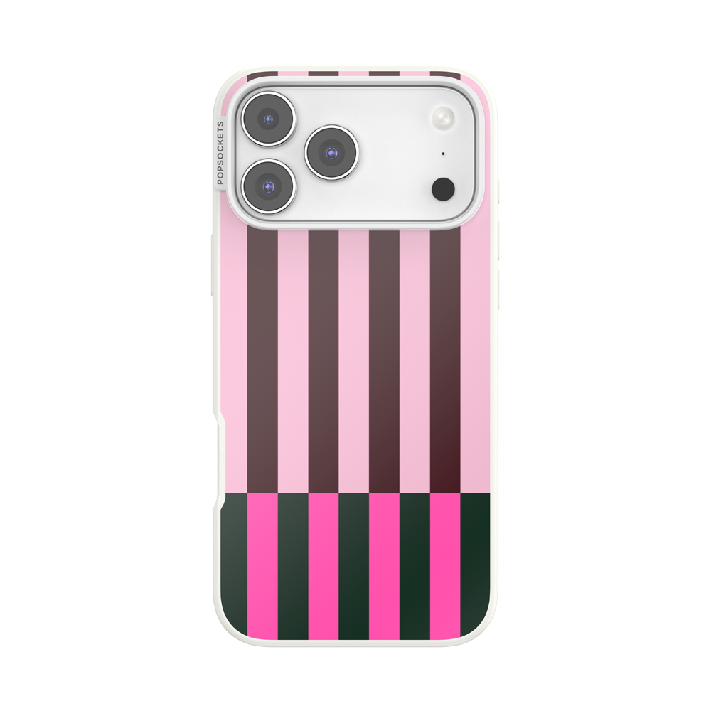 Pop of Pink Stripe — iPhone 17 Pro Max MagSafe Case - US 11597