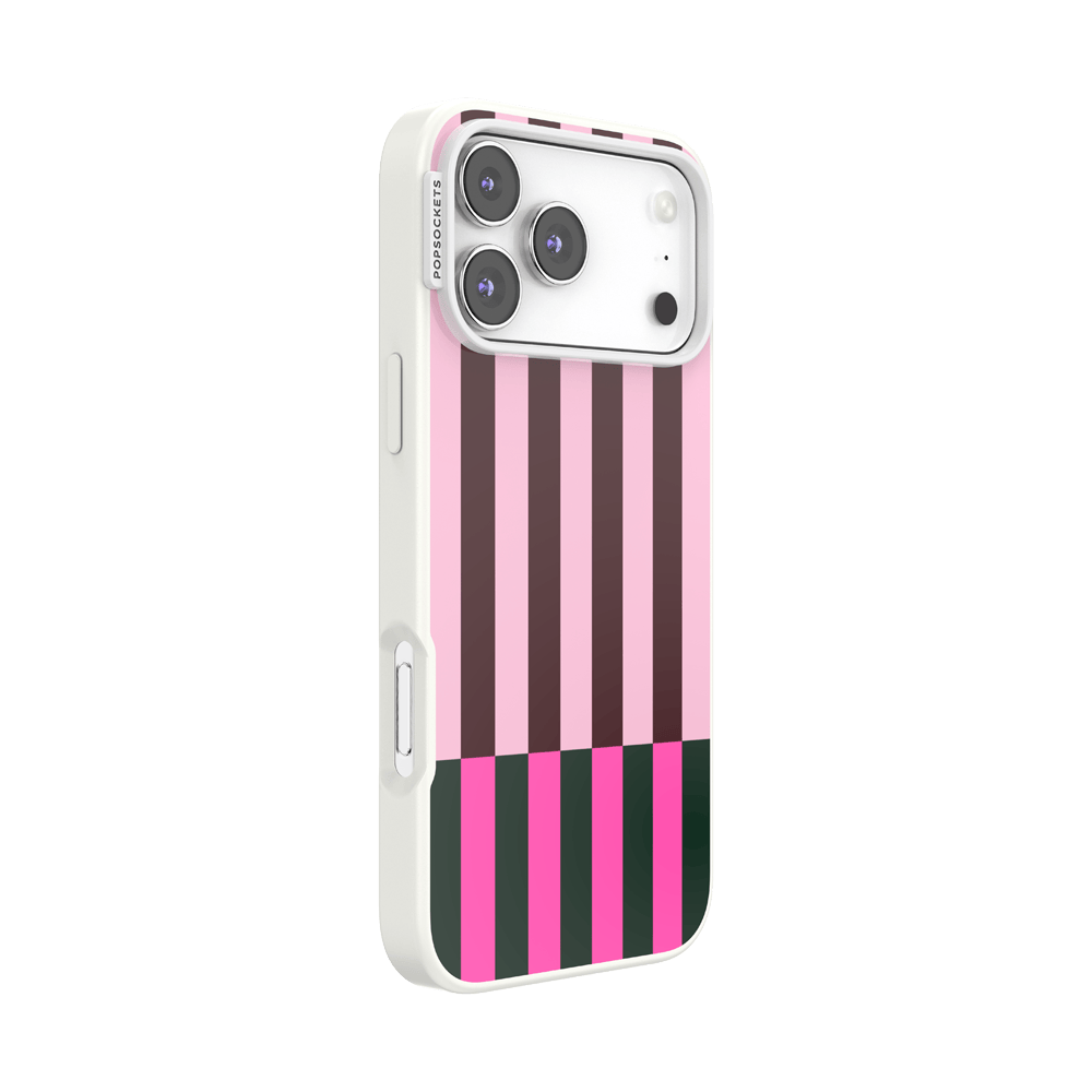Pop of Pink Stripe — iPhone 17 Pro Max MagSafe Case - US 72254