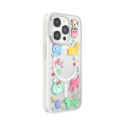 Puppy Cluster — iPhone 15 Pro MagSafe Case - US 20988