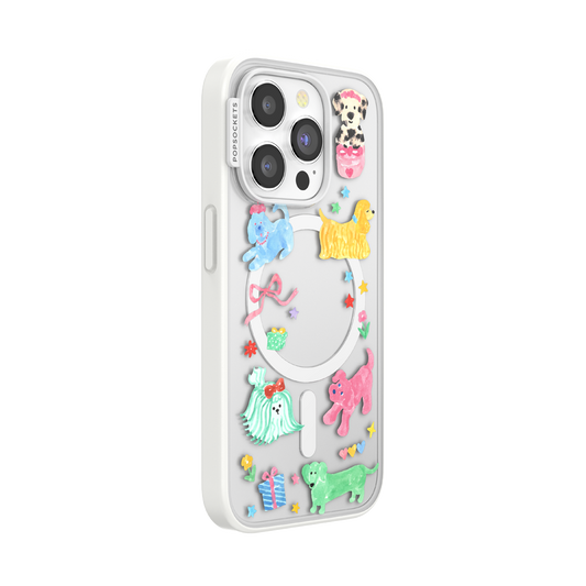 Puppy Cluster — iPhone 15 Pro MagSafe Case - US 20988