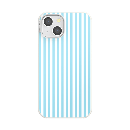 Soft Blue Stripe — iPhone 14 MagSafe Case - US 06817
