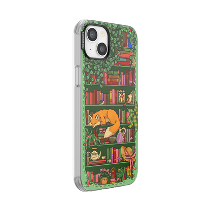 Storied Shelves Green — iPhone 14 Plus MagSafe Case - US 20147