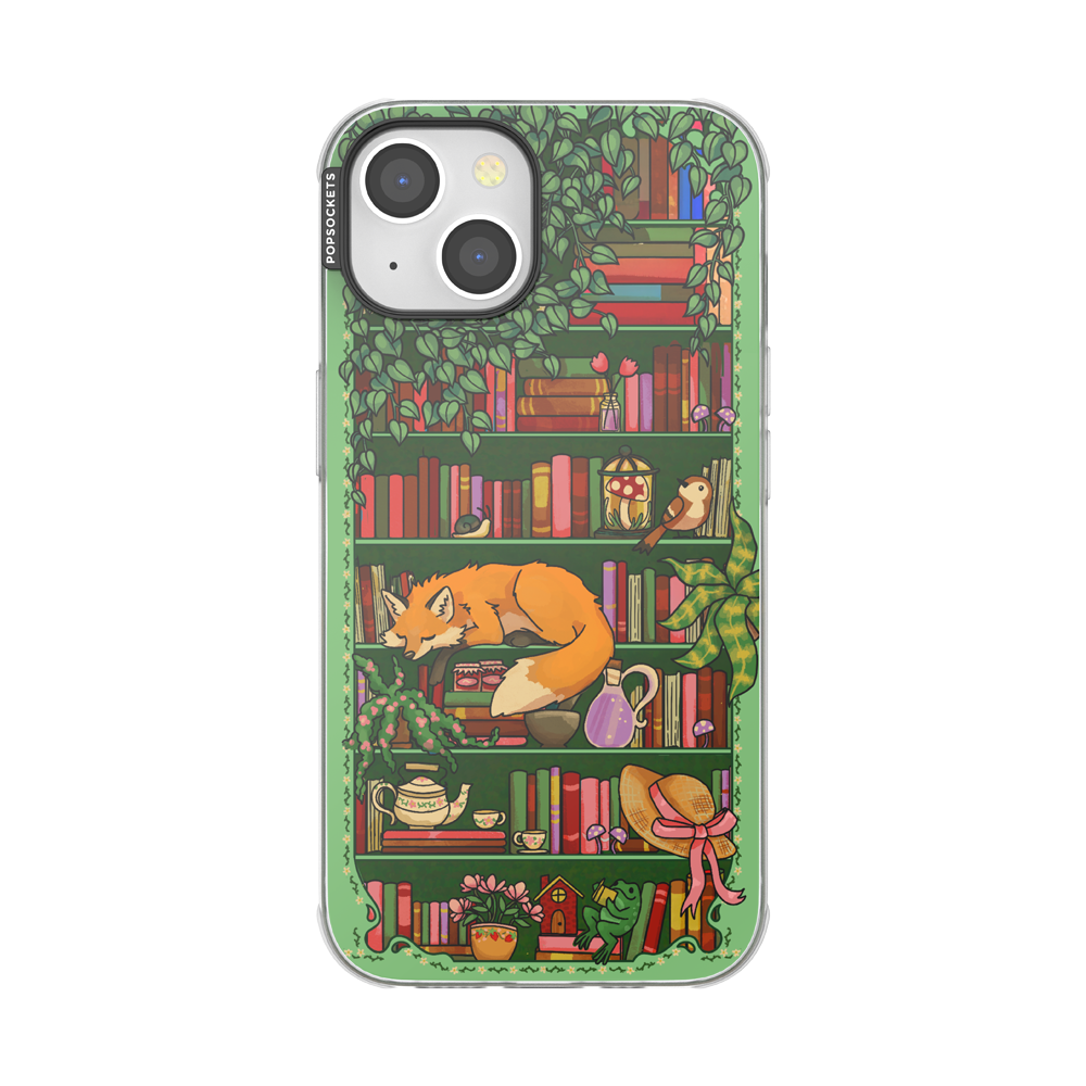 Storied Shelves Green — iPhone 14 MagSafe Case - US 44447