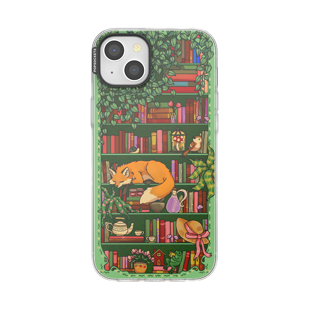 Storied Shelves Green — iPhone 15 Plus MagSafe Case - US 19420