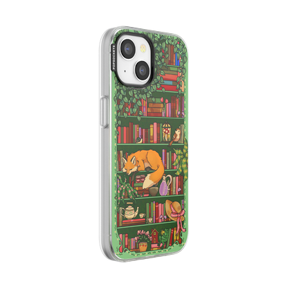 Storied Shelves Green — iPhone 15 MagSafe Case - US 90782