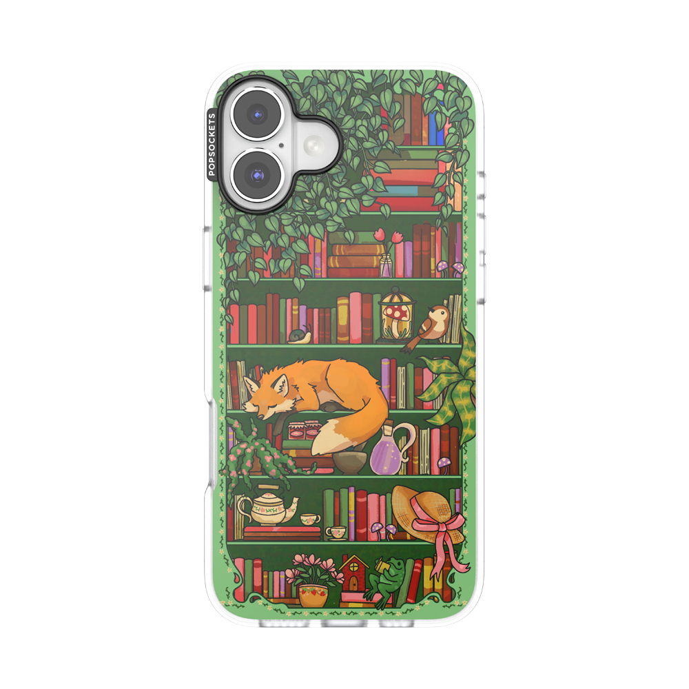 Storied Shelves Green — iPhone 16 Plus MagSafe Case - US 27561
