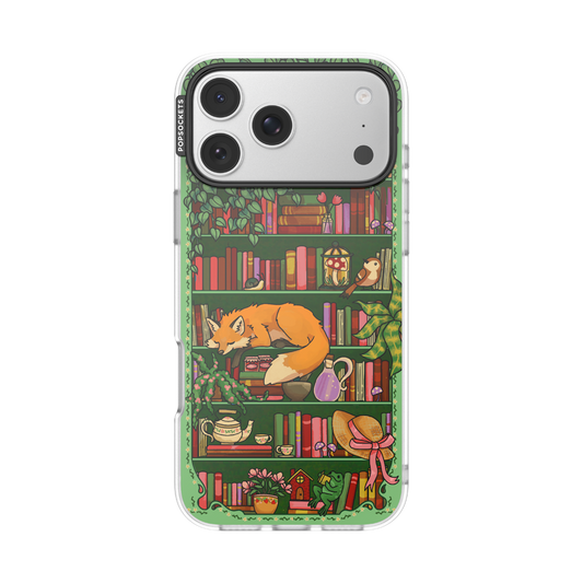Storied Shelves Green — iPhone 17 Pro Max MagSafe Case - US 99605