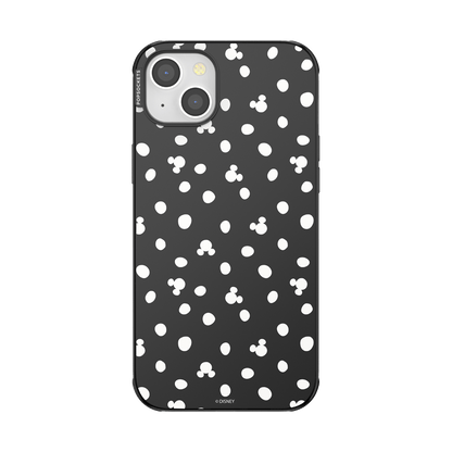 Translucent Black Mickey Polka Dot — iPhone 14 Plus MagSafe Case - US 69083