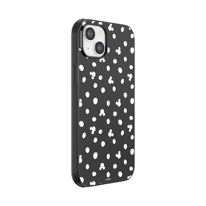 Translucent Black Mickey Polka Dot — iPhone 14 Plus MagSafe Case - US 69083