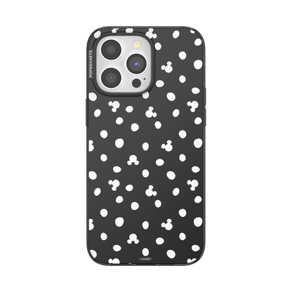 Translucent Black Mickey Polka Dot — iPhone 15 Pro Max MagSafe Case - US 85921