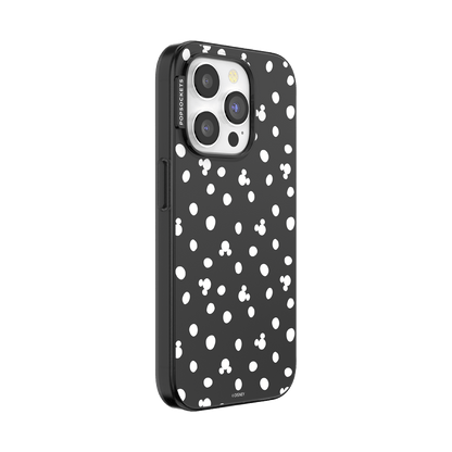 Translucent Black Mickey Polka Dot — iPhone 15 Pro MagSafe Case - US 53538