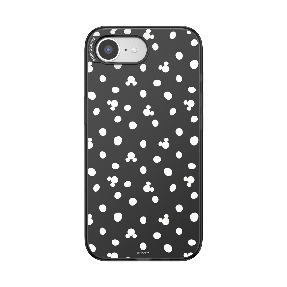 Translucent Black Mickey Polka Dot — iPhone 17e/16e MagSafe Case - US 39924