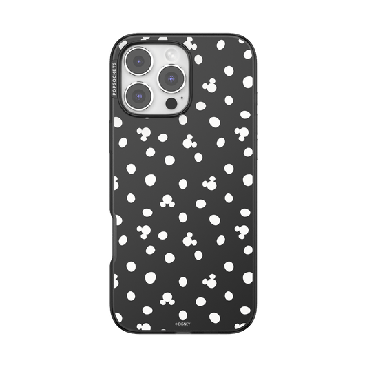 Translucent Black Mickey Polka Dot — iPhone 16 Pro Max MagSafe Case - US 14570