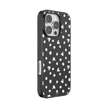 Translucent Black Mickey Polka Dot — iPhone 16 Pro MagSafe Case - US 47638