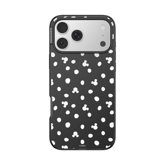 Translucent Black Mickey Polka Dot — iPhone 17 Pro Max MagSafe Case - US 64664