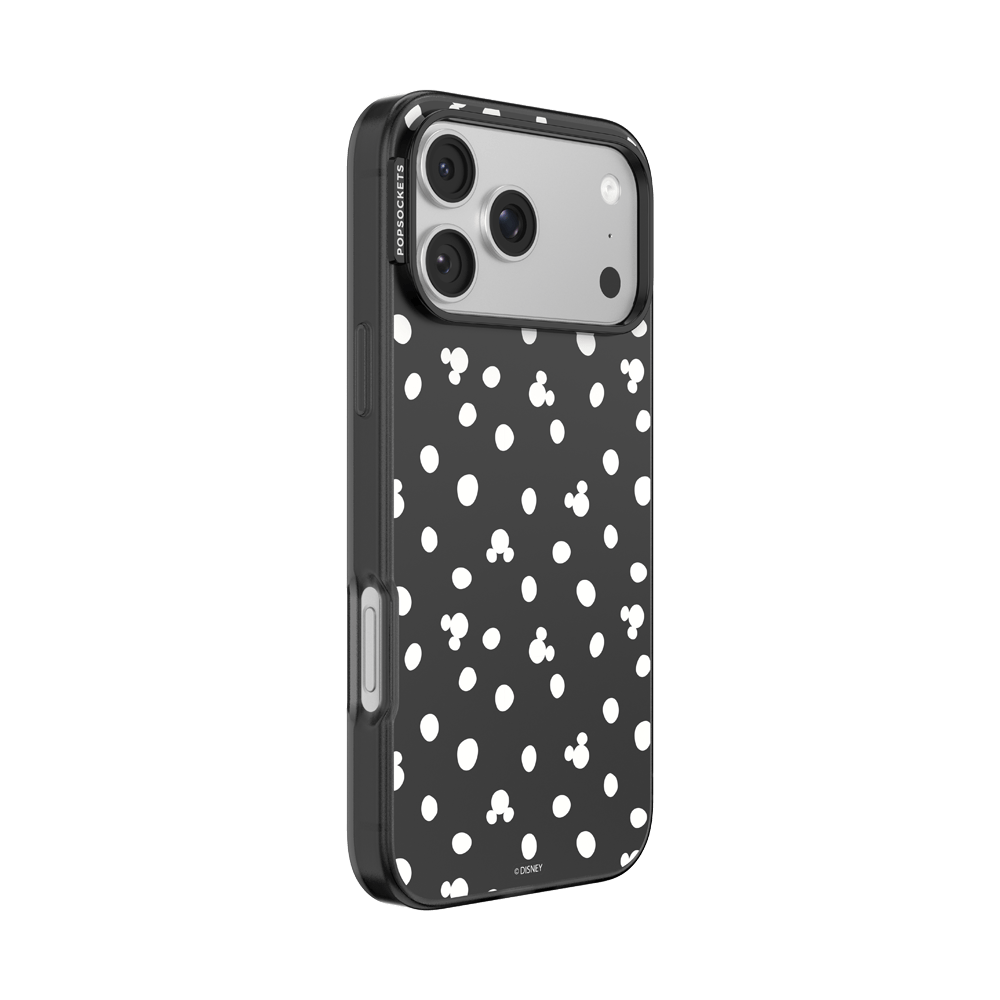 Translucent Black Mickey Polka Dot — iPhone 17 Pro Max MagSafe Case - US 12723