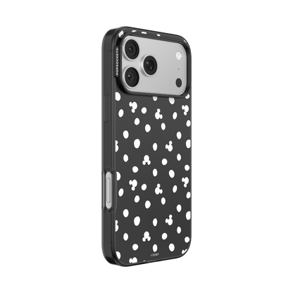 Translucent Black Mickey Polka Dot — iPhone 17 Pro Max MagSafe Case - US 12723