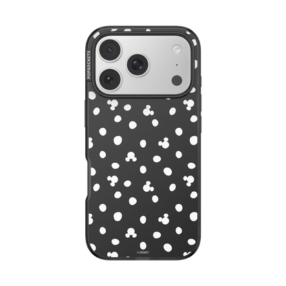Translucent Black Mickey Polka Dot — iPhone 17 Pro MagSafe Case - US 13534