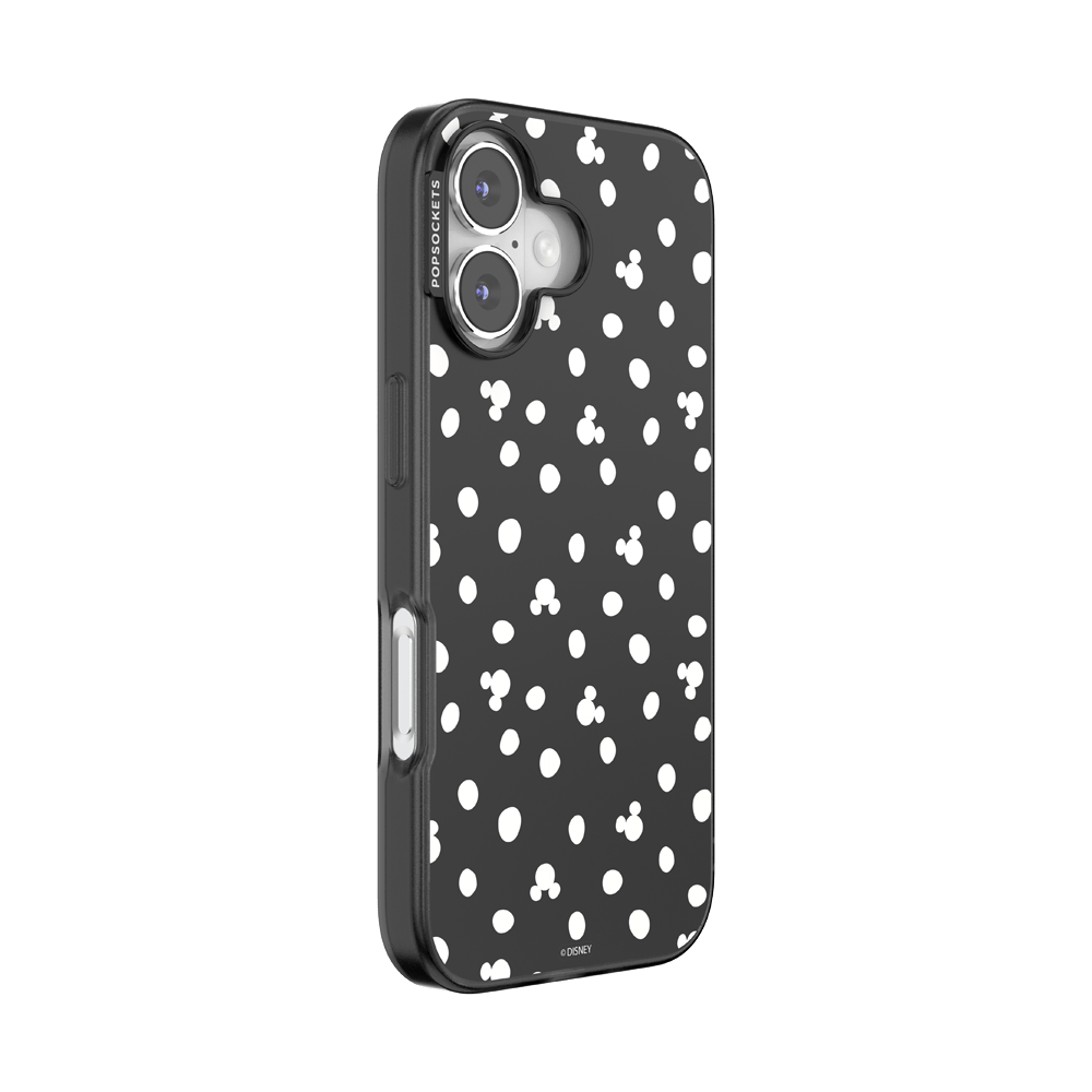 Translucent Black Mickey Polka Dot — iPhone 17 MagSafe Case - US 02859
