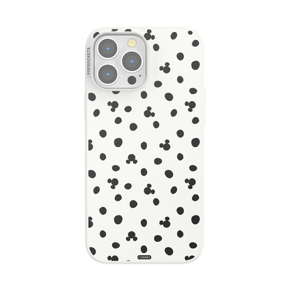 White Mickey Polka Dot — iPhone 13 Pro Max MagSafe Case - US 01123