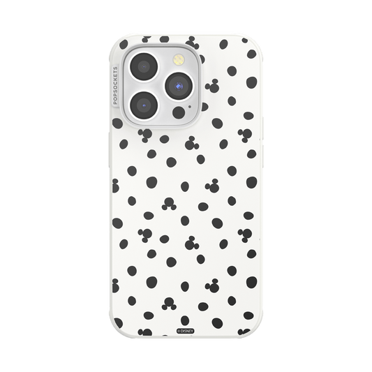White Mickey Polka Dot — iPhone 14 Pro MagSafe Case - US 03349