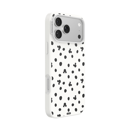 White Mickey Polka Dot — iPhone 17 Pro Max MagSafe Case - US 20448