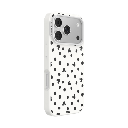 White Mickey Polka Dot — iPhone 17 Pro MagSafe Case - US 21396