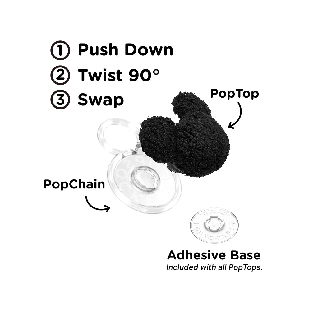 Plush Mickey Black — PopTop - US 63196