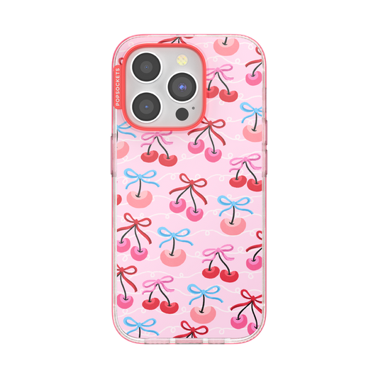 Cherry Bows — iPhone 15 Pro MagSafe Case - US 63069