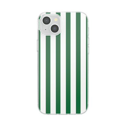 Club Stripe Green  — iPhone 15 Plus MagSafe Case - US 20340