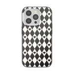 Harlequin Hearts Black — iPhone 15 Pro MagSafe Case - US 01837