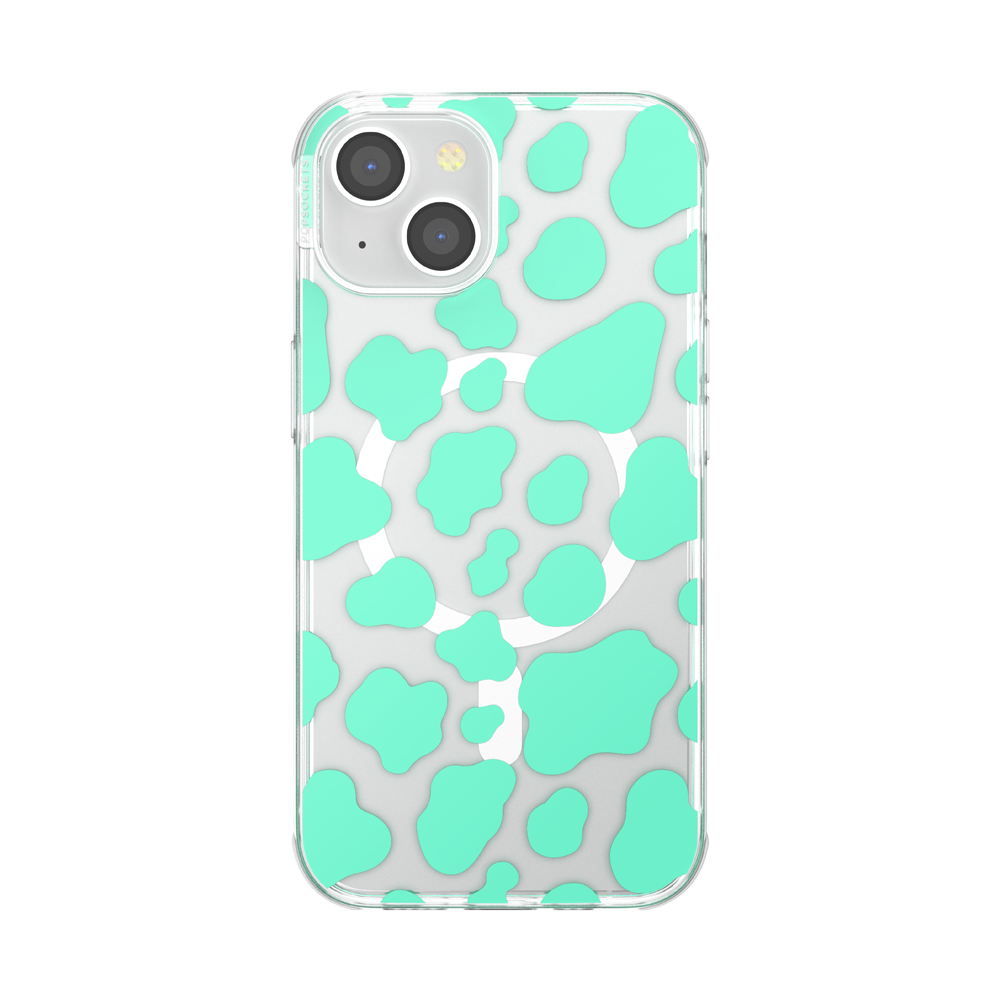 Turquoise Cow Cow  — iPhone 14 MagSafe Case - US 17632